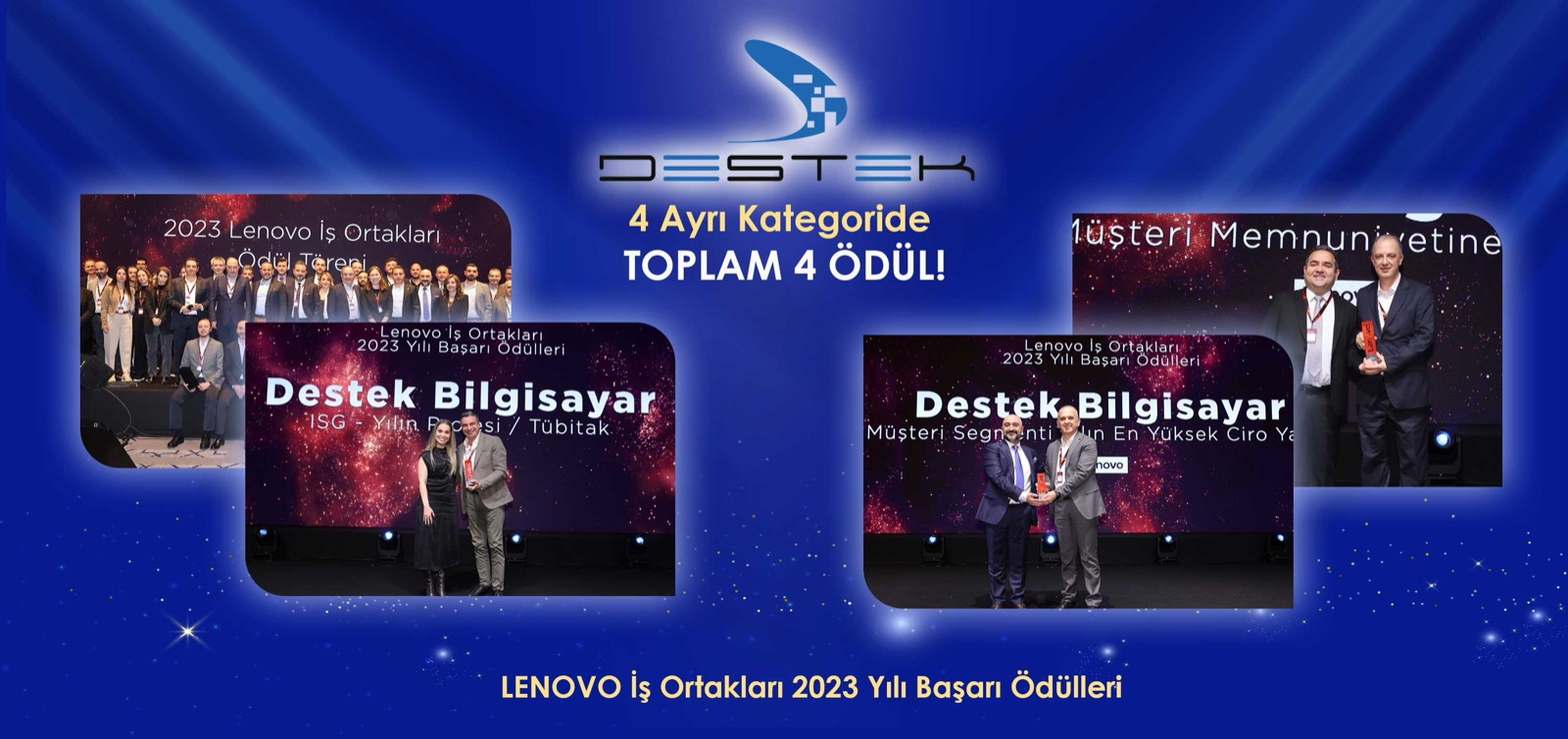 Lenovo İş Ortakları Ödül Töreni görseli